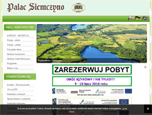 Tablet Screenshot of palacsiemczyno.pl